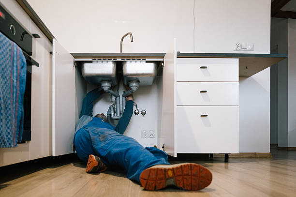 Professional Drain Cleaning technician working in Fort Eustis, VA